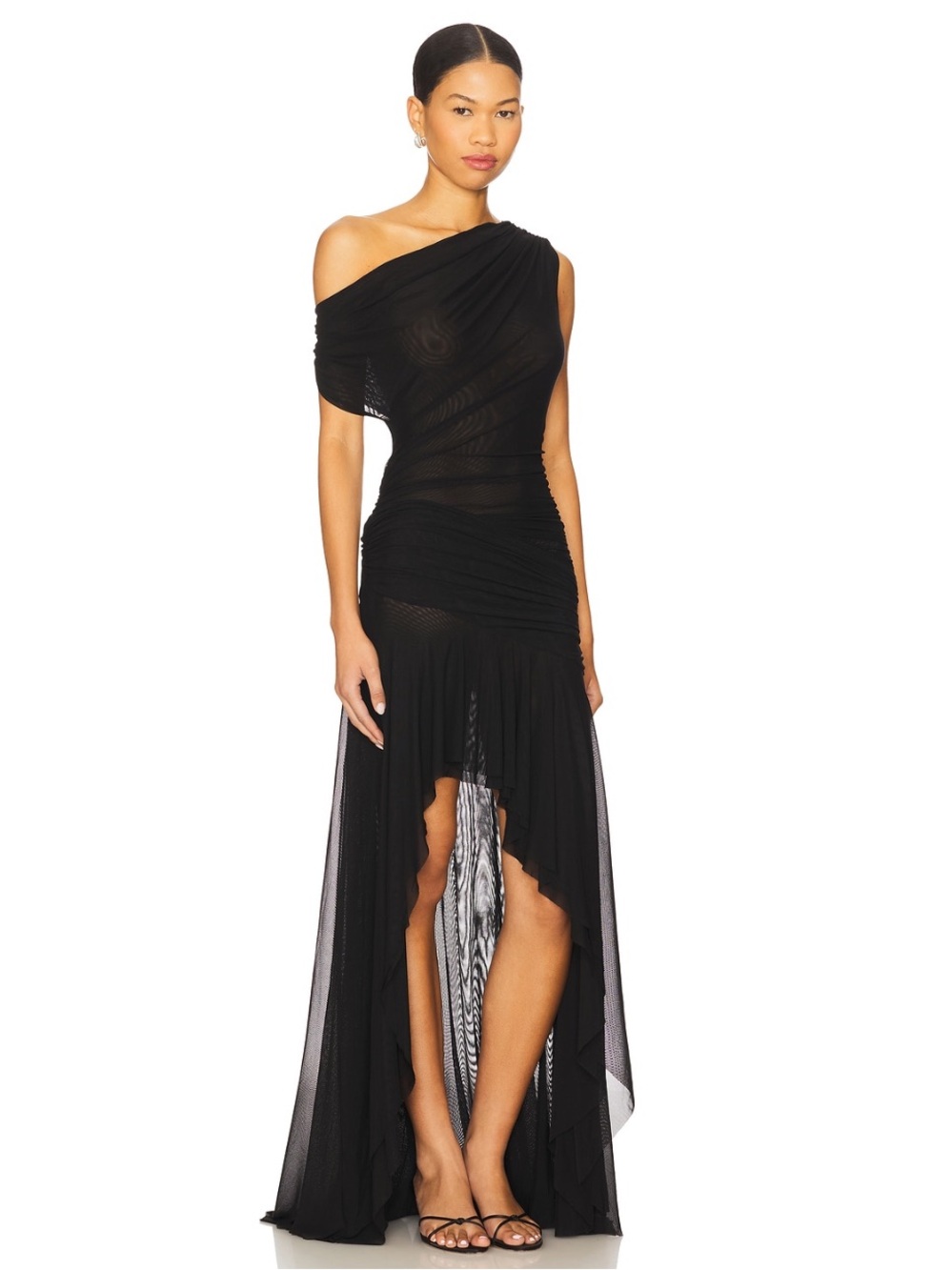 MAJORELLE Manon Dress in Black - Picture 2 of 9